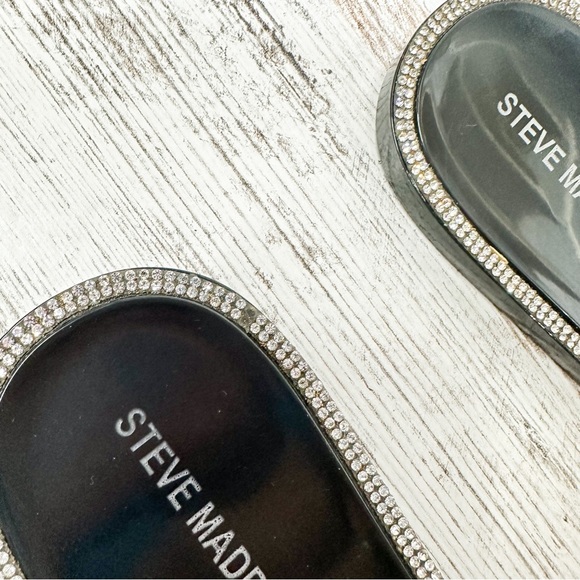 Steve Madden Jynn Black Jelly Slide Size 9 - Picture 3 of 5